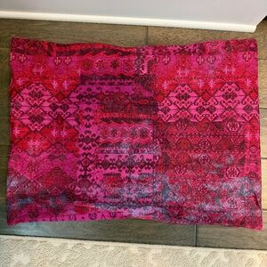 Anthology Pink Turkish Boho Patchwork Cotton Pillowcase